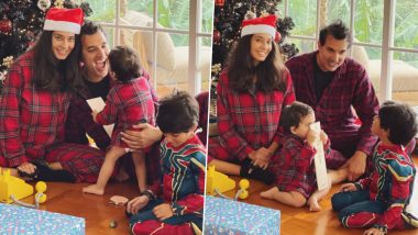 Lisa Haydon Shares These Two Heartwarming Pictures Out Of The 300 Imperfect Photos From This Christmas Celebration!