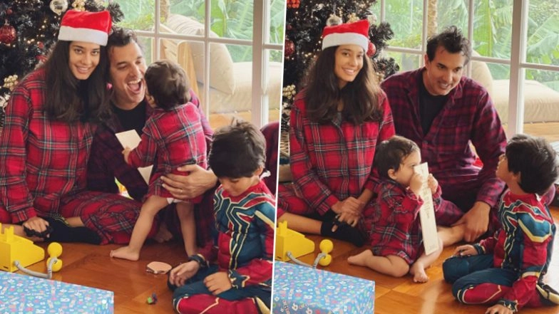 Lisa Haydon Shares These Two Heartwarming Pictures Out Of The 300 Imperfect Photos From This Christmas Celebration!