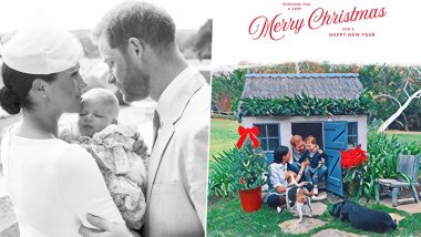 Meghan Markle and Prince Harry Feature in 2020 Christmas Card With Son Archie (View Pic)