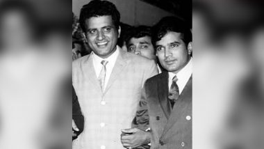 Rajesh Khanna Birth Anniversary: Manoj Kumar Remembers the Late Actor by Sharing a Classic Monochrome Photo With the Cine Legend
