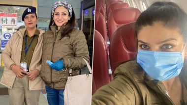 Raveena Tandon Flies Back Home After One of Her Longest Outdoor Shooting Schedules