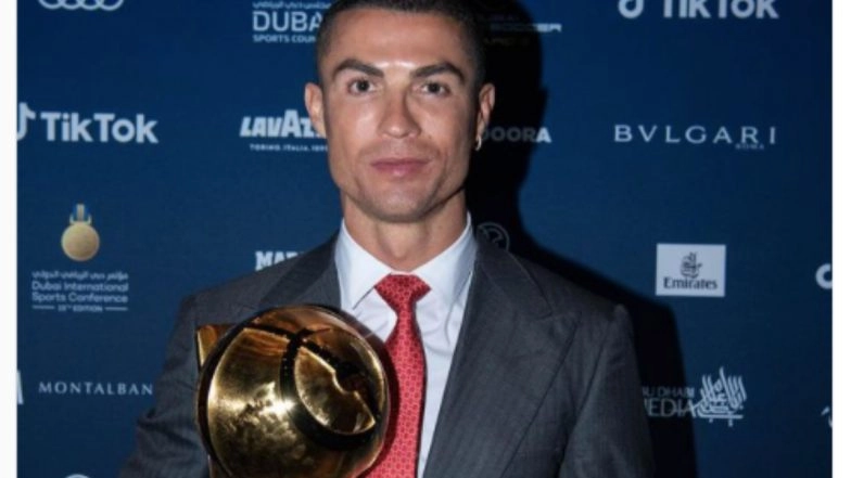 Cristiano Ronaldo Wins Globe Soccer Player Of The Century Award
