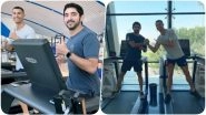 Cristiano Ronaldo Flies to Dubai for Winter Break, Sweats it Out in the Gym With His Highness Sheikh Hamdan bin Mohammed bin Rashid Al Maktoum (Watch Video)