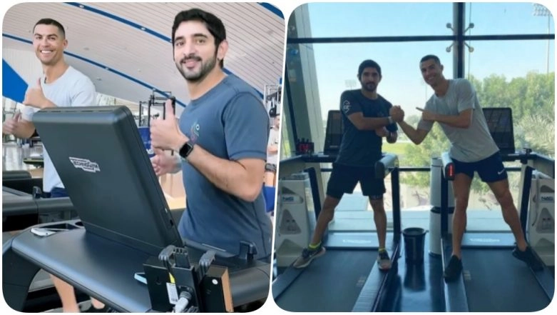 Cristiano Ronaldo Flies to Dubai for Winter Break, Sweats it Out in the Gym 