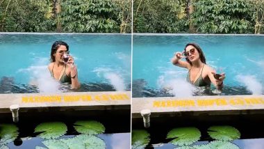 Water Baby Surbhi Chandna Looks Hot In Her Swimsuit And Seems To Be Making The Most Of Her Vacay! (Watch Video)