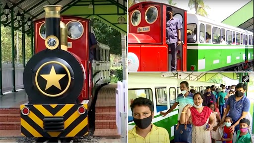 India’s First Solar-Powered Miniature Train Opens for Tourists at Veli in Kerala’s Thiruvananthapuram; Watch Video