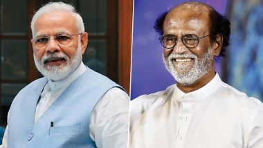 Rajinikanth Turns 70, PM Narendra Modi Wishes the Superstar on His Birthday, Prays for His Good Health and Long Life