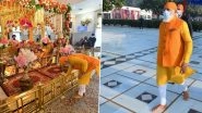 PM Narendra Modi Pays Tributes to Guru Tegh Bahadur for His Supreme Sacrifice, Offers Prayers at Gurudwara Rakab Ganj Sahib in Delhi (Watch Video)