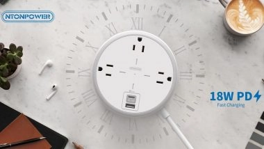 Essential for Home Office: NTONPOWER Launches a Portable Fast-Charging USB-C Power Strip