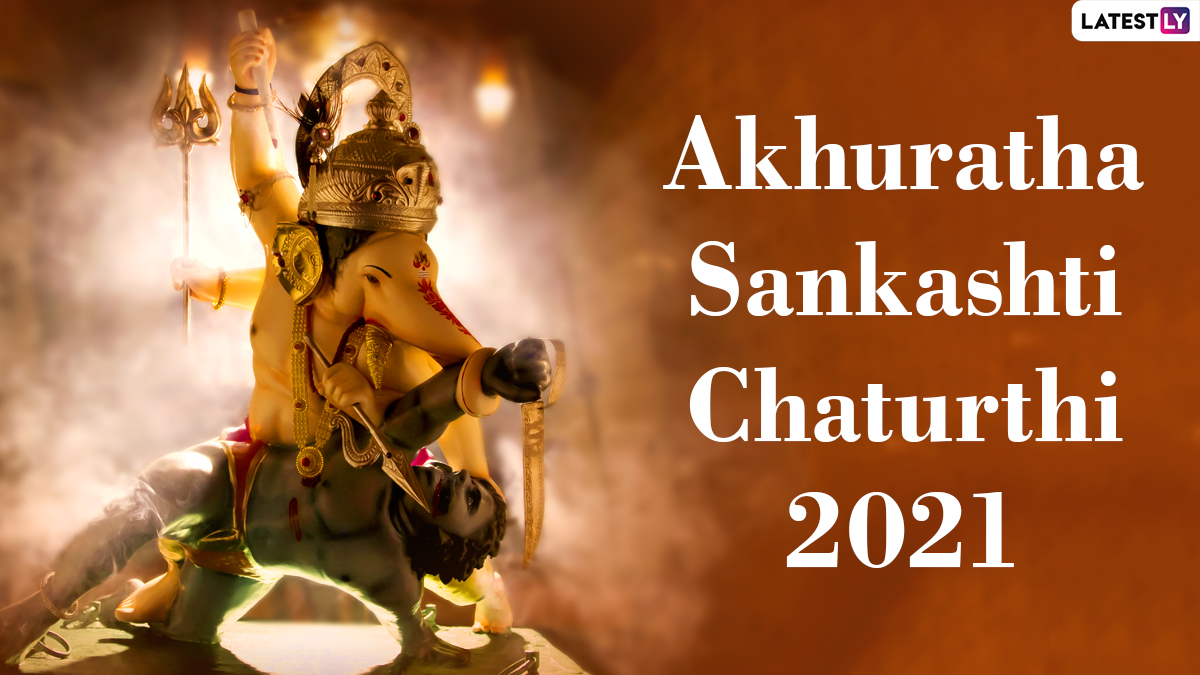 Festivals Events News Akhuratha Sankashti Chaturthi 2021 Wishes Devotional Messages Dedicated To Lord Ganesha Latestly