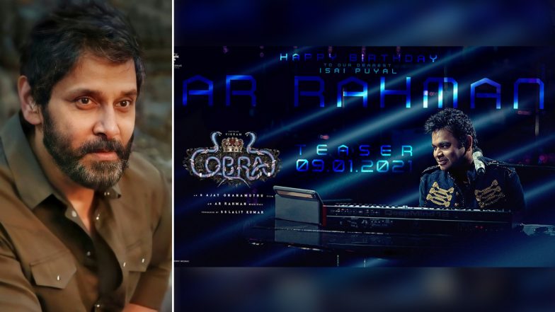 Cobra: On AR Rahman’s Birthday, Makers Of Chiyaan Vikram Starrer Announce The Film’s Teaser Launch Date