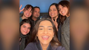 Blind: Sonam Kapoor Poses Alongside the Crew of Her Upcoming Film, Says ’All in Our Small Little Bubble'