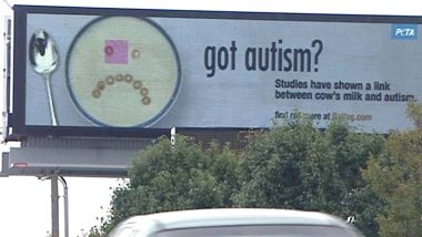 Old PETA Ad Associating Milk With Autism Resurfaces Online, Campaign Sparks Outrage on Social Media