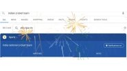Google Celebrates Team India&rsquo;s Historic Win Over Australia in Border-Gavaskar Test Series With Virtual Fireworks