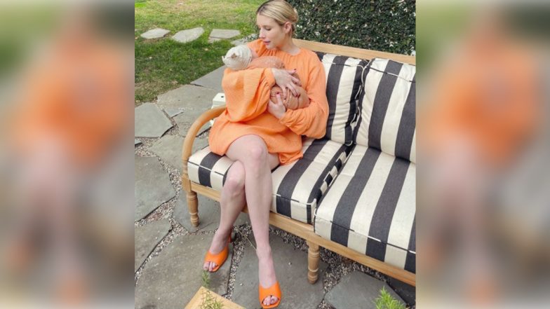 Emma Roberts Shares First Photo of Her Baby Boy Rhodes Robert Hedlund (See Pic)