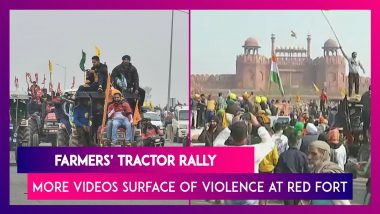Farmers’ Tractor Rally: More Videos Surface Of Violence At Red Fort