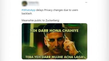 WhatsApp Funny Memes and Jokes Are Back! Messaging App Delays Privacy Update Amid Mass Concerns Over Facebook Data Sharing, LOL at These Hilarious Reactions