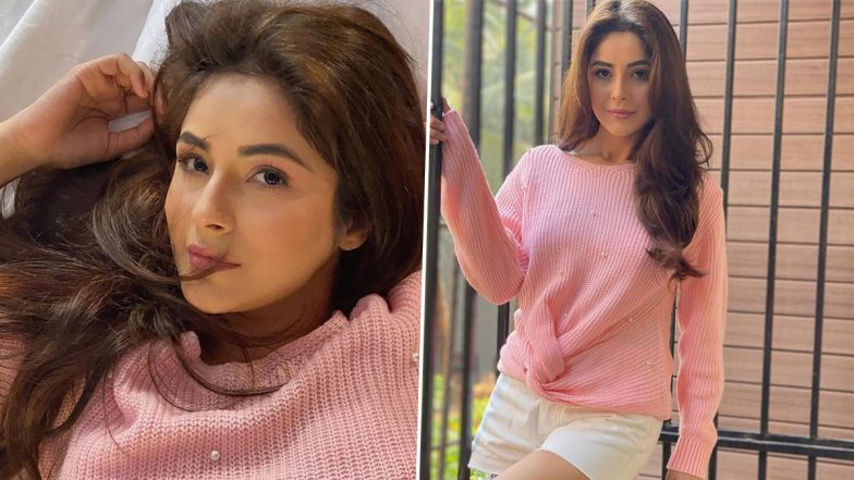Shehnaaz Gill’s Pink Sweater Look Is a Must Have This Winter Season (View Pic)