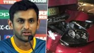 Shoaib Malik Safe! Pakistan Cricketer's Car Meets Accident, Crashes Into Truck After PSL 2021 Draft Event