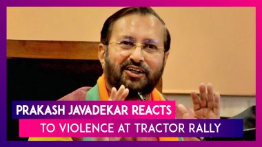 Prakash Javadekar Reacts To Violence At Tractor Rally; Accuses Congress, Rahul Gandhi Of Instigating Farmers