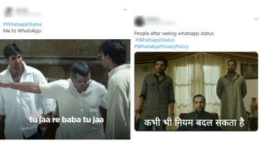 ‘Power’ or ‘Fear’ of Social Media? Users LOL at WhatsApp Status Over Its Controversial Privacy Policy, Hilarious Memes & Jokes Poke Fun at Facebook-Owned App’s Move to Convince People