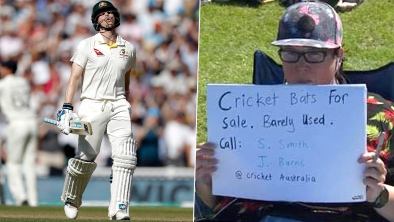 Fan Trolls Steve Smith and Joe Burns With Hilarious Placard During NZ vs PAK 2nd Test