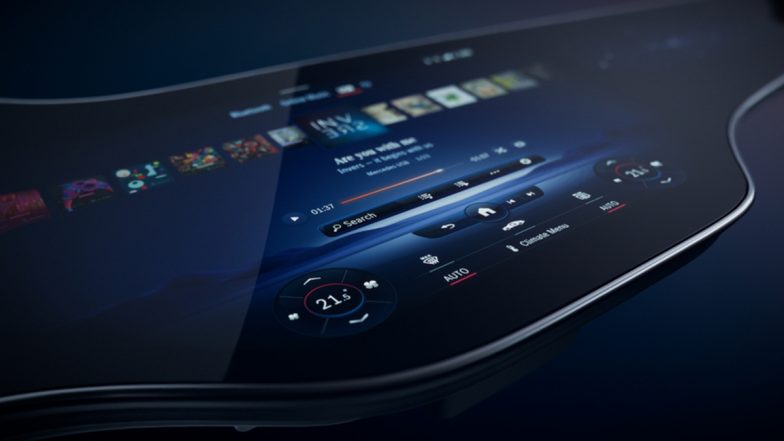 Mercedes-Benz’s 56-Inch ‘MBUX Hyperscreen’ Display Unveiled, To Debut in EQS Electric Sedan by Late 2021
