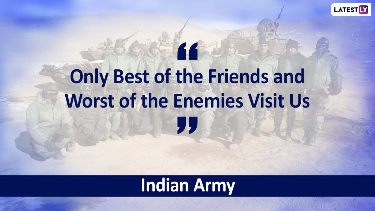 Indian Army Day 2022: Quotes, wishes and images to celebrate our brave  soldiers