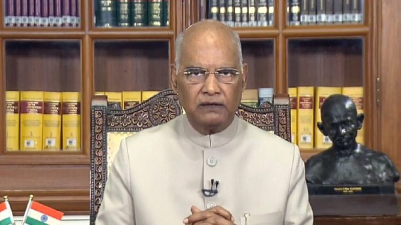 Republic Day 2021, President's Address to Nation Live Streaming on DD News: Watch Telecast of President Ram Nath Kovind's Speech on Eve of 72nd Republic Day
