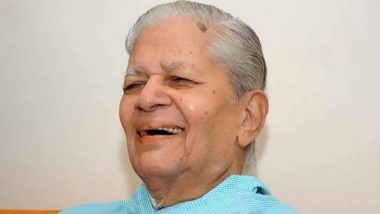 Madhavsinh Solanki Dies at 93: Mortal Remains of Ex-Gujarat CM to be Brought to Congress Headquarters in Ahmedabad on Sunday