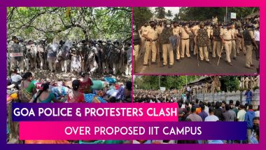 Goa Police And Protesters Clash Over Proposed IIT Campus In Shel-Melauli Village