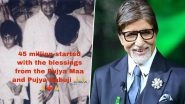 Amitabh Bachchan Shares Throwback Picture Taken Post His Recovery From Coolie Injury To Celebrate 45 Million Followers On Twitter