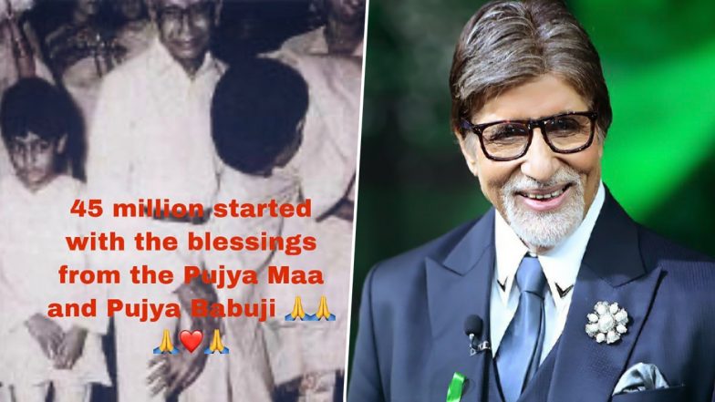 Amitabh Bachchan Celebrates 45 Million Followers On Twitter