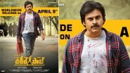 Vakeel Saab Poster: Pawan Kalyan Court Room Drama&rsquo;s Release Date Announced (View Pic)