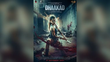 Dhaakad: Kangana Ranaut Turns Desi Lara Croft in the New Poster but It’s the Gandhi Jayanti Release Date That’s More Intriguing (View Pic)