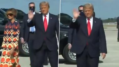Melania Trump Blatantly Snubbing the Camerapersons and Former US President Donald Trump Is Cracking Up the Internet! Viral Video From Florida Sparks Hilarious Reactions on Twitter