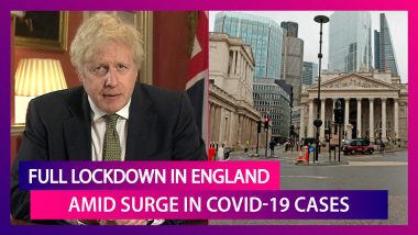 Boris Johnson, UK PM Announces Full Lockdown In England Amid Surge In COVID-19 New Variant