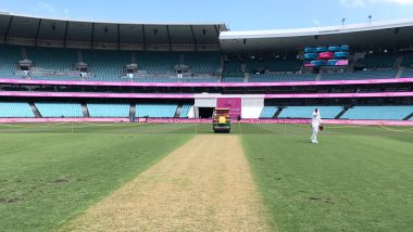 IND vs AUS 2021: Cricket Australia Share Glimpse of SCG Pitch Ahead of 3rd Test