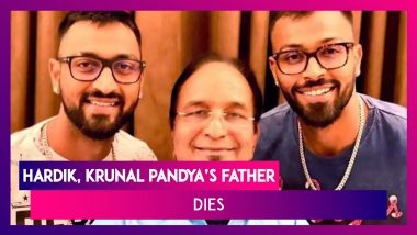 Hardik & Krunal Pandya’s Father Dies; Virat Kohli, Sachin Tendulkar & Others Express Grief; Hardik Pens An Emotional Note
