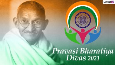Pravasi Bharatiya Divas 2021 HD Images and Wallpapers: Share NRI Day Quotes, Wishes, Greetings, Facebook Status, Whatsapp Stickers & GIFs to Celebrate the Indians Living Abroad