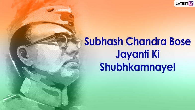 Subhas Chandra Bose Jayanti 2021 Messages in Hindi: WhatsApp Stickers, Patriotic Quotes, Signal Wishes, HD Images and Facebook Posts to Honour Netaji’s Birth Anniversary