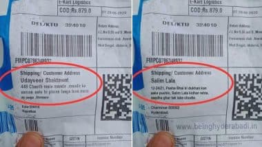 Salim Lala’s Flipkart Delivery Address Going Viral Is Photoshopped! Here’s the Original Bizarre Address That Surfaced Online Few Months Ago