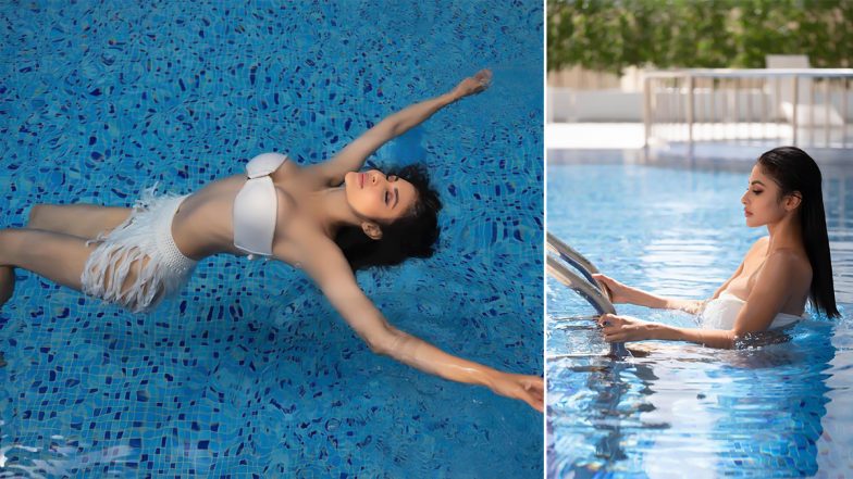 Mouni Roy Looks Piping Hot in her White Bikini - View Pics