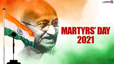 Martyrs’ Day 2021 Messages and WhatsApp Stickers: HD Images, Shaheed Diwas Telegram Photos and Facebook Quotes to Remember Father of the Nation, Mahatma Gandhi