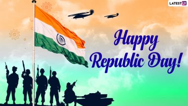 Republic Day 2021 Wishes, 'Jai Hind' Messages and Greetings: Share WhatsApp Sticker, Gantantra Diwas Facebook Photos, Tiranga HD Images & Signal Wishes on January 26