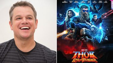 Thor: Love and Thunder – Matt Damon Joins Chris Hemsworth and Team for the Fourth Instalment of the MCU Film