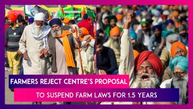 Farmers Reject Centre’s Proposal To Suspend Farm Laws For 1.5 Years, To Continue With January 26 March