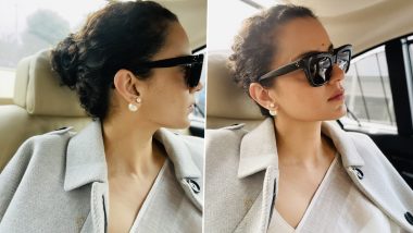 Kangana Ranaut on Her Way to Bhopal for Dhaakad Shoot After Hours of Grilling at Bandra Police Station