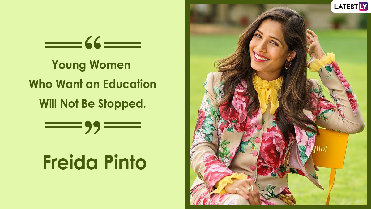 Mahila Shikshan Din 2021: On Savitri Bai Phule Jayanti, Here Are 7 Inspirational Quotes On Women's Education 7 Freida Pinto