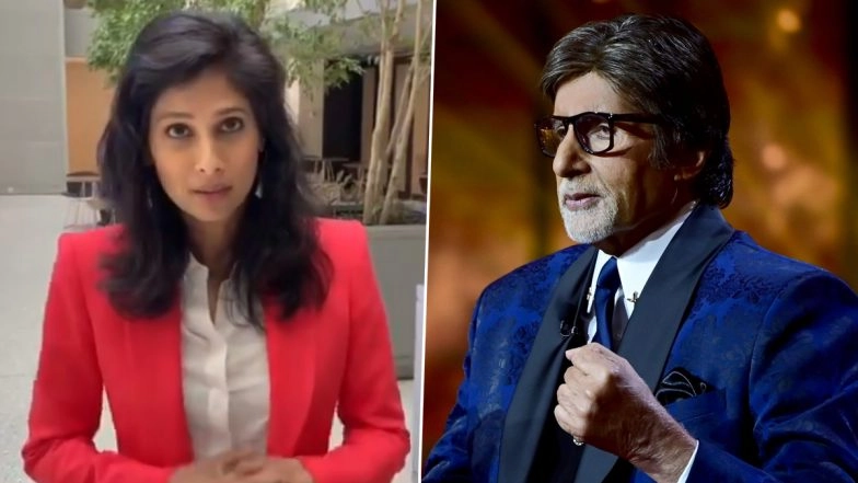 Gita Gopinath's 'Fangirl' Moment:  IMF's Chief Economist Shares Video of Amitabh Bachchan Praising Her During KBC, Says 'I Don't Think I Will Ever Get Over This'
